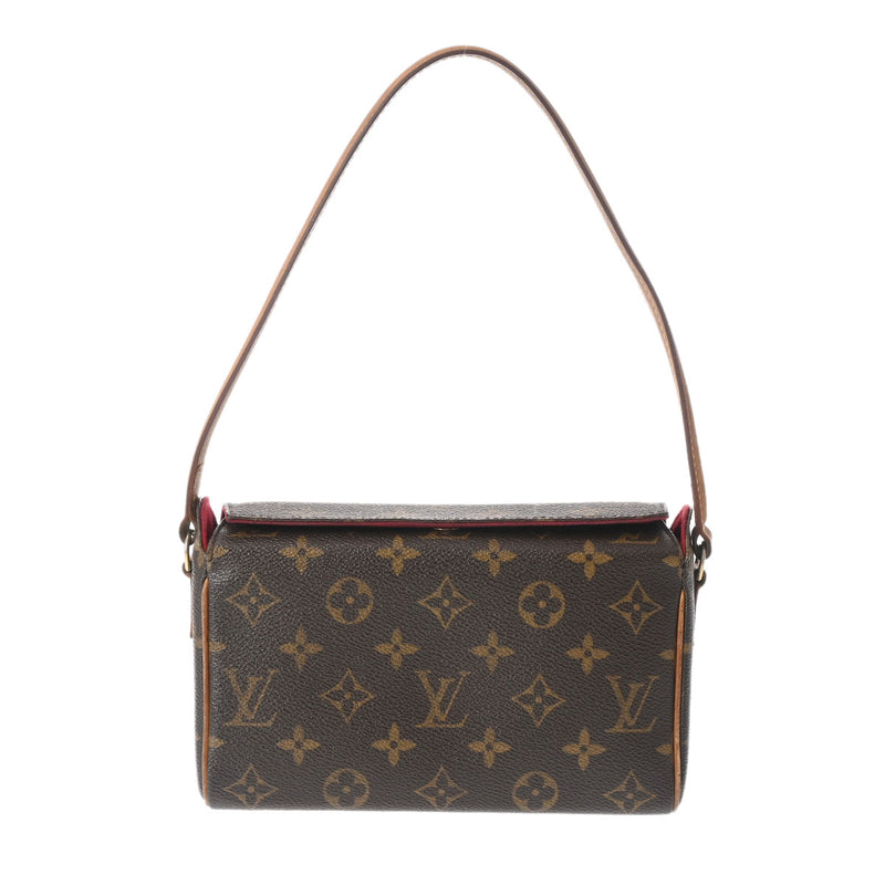 LOUIS VUITTON ルイヴィトン モノグラム レシタル ブラウン M51900 レディース モノグラムキャンバス ハンドバッグ Bランク 中古 銀蔵