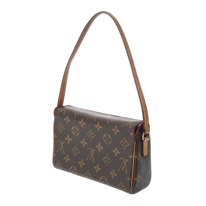 LOUIS VUITTON ルイヴィトン モノグラム レシタル ブラウン M51900 レディース モノグラムキャンバス ハンドバッグ Bランク 中古 銀蔵