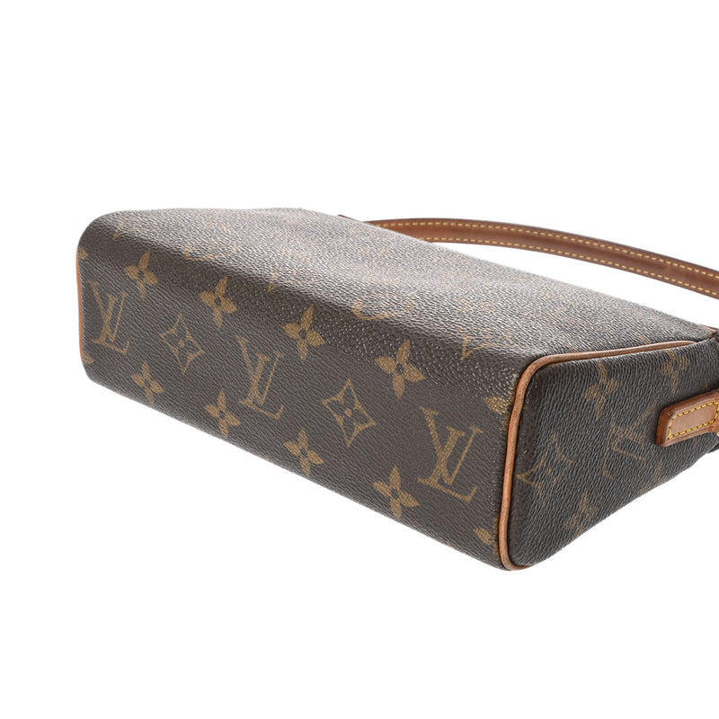 LOUIS VUITTON ルイヴィトン モノグラム レシタル ブラウン M51900 レディース モノグラムキャンバス ハンドバッグ Bランク 中古 銀蔵