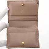 GUCCI グッチ GGマーモント ベージュ GP金具 735429 レディース レザー 二つ折り財布 Aランク 中古 銀蔵
