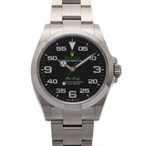 ロレックス エアキング 126900 -(8桁 ランダム) ブラック メンズ 腕時計 自動巻き 中古 銀蔵