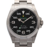 ロレックス エアキング 126900 -(8桁 ランダム) ブラック メンズ 腕時計 自動巻き 中古 銀蔵