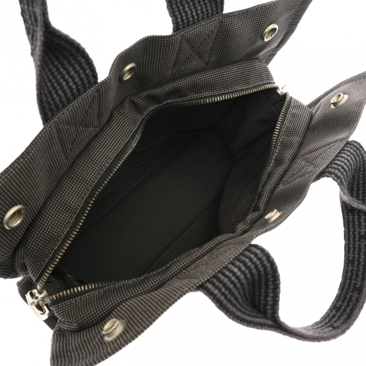 HERMES エルメス エールライン　PM トートバッグ エルメスエールライン PM グレー シルバー金具 レディース キャンバス