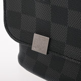 LOUIS VUITTON ルイヴィトン ダミエグラフィット ディストリクトPM NM 黒/グレー N41028 メンズ ダミエグラフィットキャンバス ショルダーバッグ ABランク 中古 銀蔵