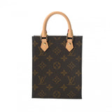 LOUIS VUITTON ルイヴィトン モノグラム プティット サックプラ 2WAY ブラウン M81295 レディース モノグラムキャンバス ハンドバッグ 新同 中古 銀蔵