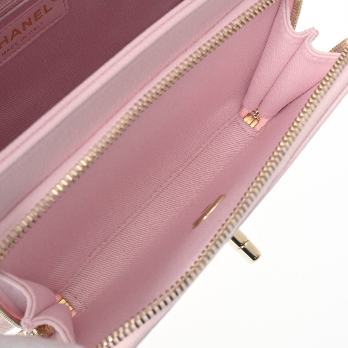 シャネルアフィニティ チェーンショルダーバッグ 42976 ピンク