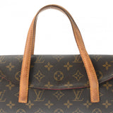 LOUIS VUITTON ルイヴィトン モノグラム ソナチネ  ブラウン M51902 レディース モノグラムキャンバス ハンドバッグ Bランク 中古 銀蔵