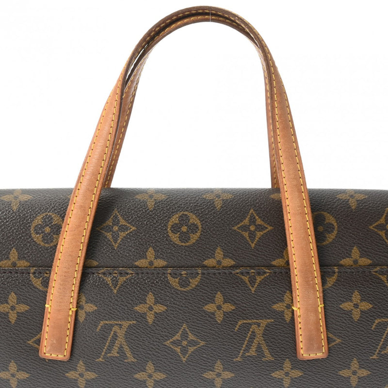 LOUIS VUITTON ルイヴィトン モノグラム ソナチネ  ブラウン M51902 レディース モノグラムキャンバス ハンドバッグ Bランク 中古 銀蔵