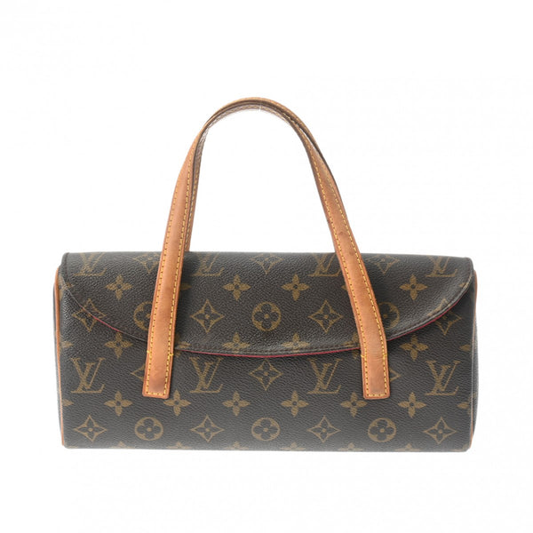 LOUIS VUITTON ルイヴィトン モノグラム ソナチネ  ブラウン M51902 レディース モノグラムキャンバス ハンドバッグ Bランク 中古 銀蔵