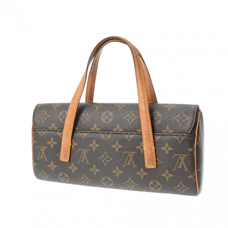 LOUIS VUITTON ルイヴィトン モノグラム ソナチネ  ブラウン M51902 レディース モノグラムキャンバス ハンドバッグ Bランク 中古 銀蔵