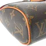 LOUIS VUITTON ルイヴィトン モノグラム ソナチネ  ブラウン M51902 レディース モノグラムキャンバス ハンドバッグ Bランク 中古 銀蔵