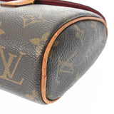 LOUIS VUITTON ルイヴィトン モノグラム ソナチネ  ブラウン M51902 レディース モノグラムキャンバス ハンドバッグ Bランク 中古 銀蔵