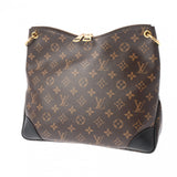 LOUIS VUITTON ルイヴィトン モノグラム オデオンNM MM ブラウン/黒 M45352 レディース モノグラムキャンバス ショルダーバッグ ABランク 中古 銀蔵