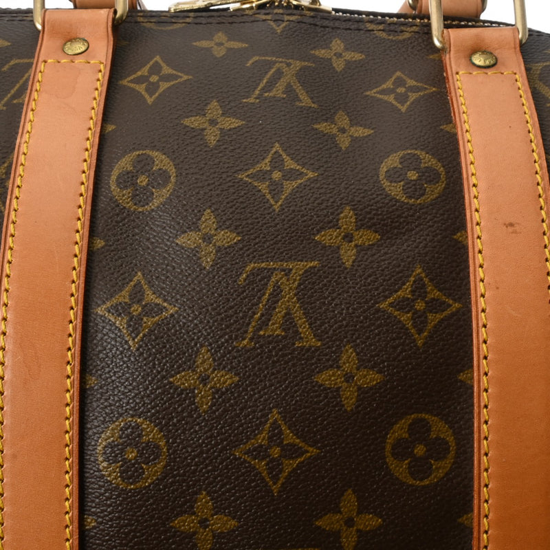 LOUIS VUITTON ルイヴィトン モノグラム キーポル バンドリエール 55 ブラウン M41414 ユニセックス モノグラムキャンバス ボストンバッグ Bランク 中古 銀蔵