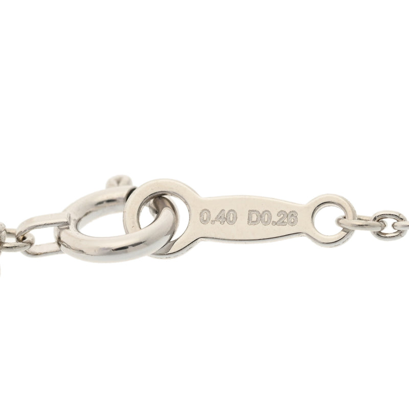 MIKIMOTO ミキモト パール ダイヤ 0.26ct アレキサンドライト 0.40ct レディース K18ホワイトゴールド ネックレス Aランク 中古 銀蔵