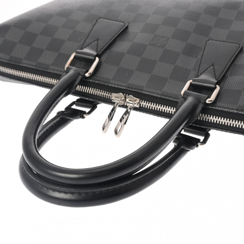 LOUIS VUITTON ルイヴィトン ダミエグラフィット ポルトドキュマンジュール PDJ ブラック N48224 メンズ ダミエグラフィットキャンバス ビジネスバッグ ABランク 中古 銀蔵