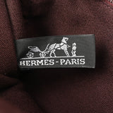 HERMES エルメス フールトゥ PM ハンドバッグ ボルドー ユニセックス キャンバス トートバッグ ABランク 中古 銀蔵