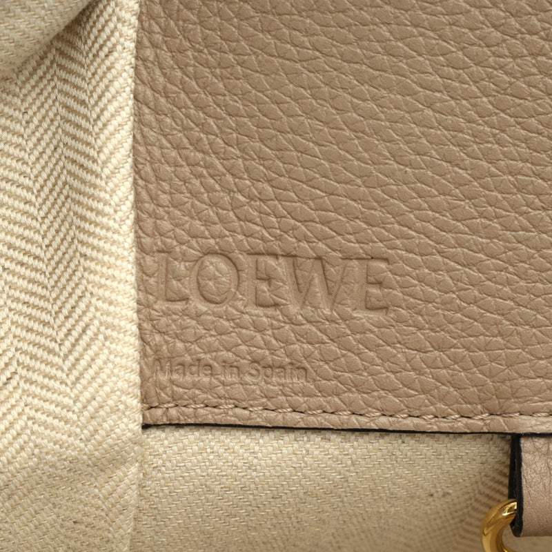 LOEWE ロエベ ハンモック スモール サンド レディース カーフ ソフトグレインカーフ 2WAYバッグ 新同 中古 銀蔵