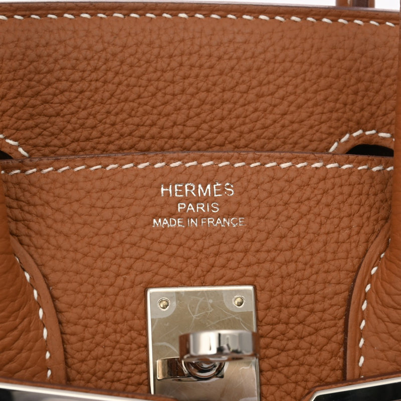 HERMES エルメス バーキン 25 ゴールド U刻印(2022年頃) レディース トゴ ハンドバッグ Aランク 中古 銀蔵