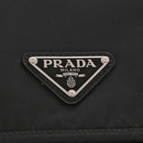 PRADA プラダ Re-Nylon x サフィアーノレザー 黒 2VD052 ユニセックス ナイロン ショルダーバッグ ABランク 中古 銀蔵