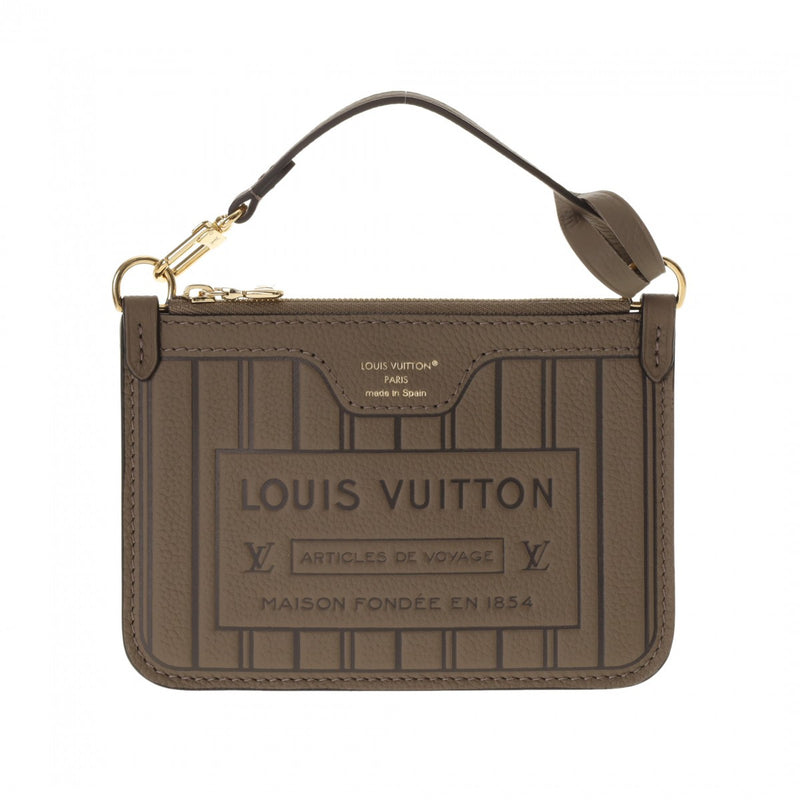 LOUIS VUITTON ルイヴィトン ネヴァーフル インサイドアウト BB リバーシブル ダークファンゴ M12109 レディース ダークファンゴレザー/モノグラムキャンバス ショルダーバッグ 未使用 銀蔵