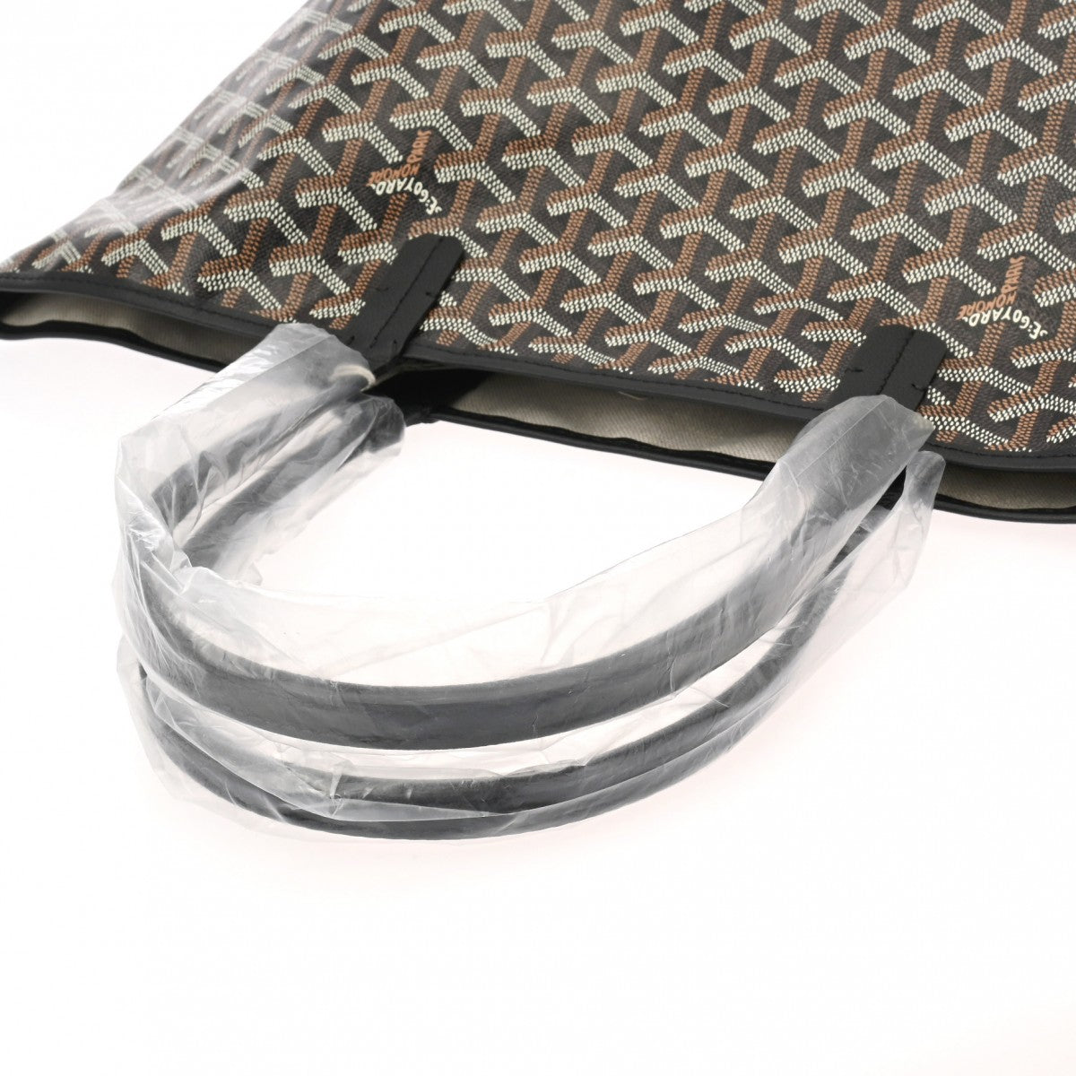 ゴヤール サンルイ PM ブラック ユニセックス PVC トートバッグ GOYARD