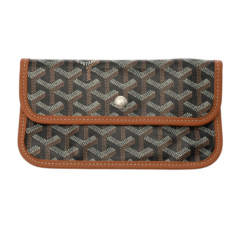 GOYARD ゴヤール サンルイ GM ブラック/ブラウン レディース PVC レザー トートバッグ 新品 銀蔵