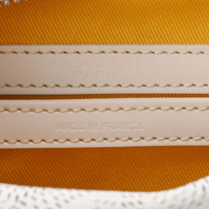 GOYARD ゴヤール カップヴェール PM ホワイト CAPVE2PMLTY50CL50P メンズ PVC レザー ショルダーバッグ 新同 中古 銀蔵