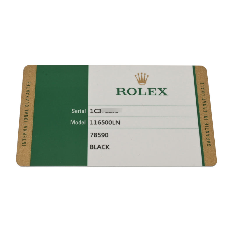 ロレックス コスモグラフ デイトナ 116500LN ランダムシリアル ブラック メンズ 腕時計 自動巻き 中古 銀蔵