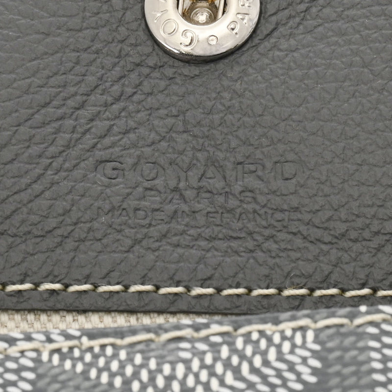 GOYARD ゴヤール サンルイ PM グレー ユニセックス PVC レザー トートバッグ 新品 銀蔵