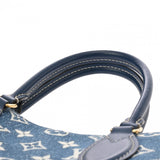LOUIS VUITTON ルイヴィトン モノグラム オンザゴー MM 2WAYトート マリーヌ M59608 レディース モノグラムジャガードデニム ハンドバッグ Aランク 中古 銀蔵