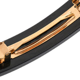 CHANEL シャネル カメリア ココマーク バレッタ 03年モデル ブラック レディース GP バレッタ Bランク 中古 銀蔵