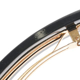 CHANEL シャネル カメリア ココマーク バレッタ 03年モデル ブラック レディース GP バレッタ Bランク 中古 銀蔵