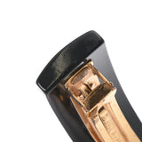 CHANEL シャネル カメリア ココマーク バレッタ 03年モデル ブラック レディース GP バレッタ Bランク 中古 銀蔵