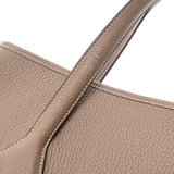 HERMES エルメス ヴィクトリア カバス 35 エトゥープ □K刻印(2007年頃) レディース トリヨンクレマンス ハンドバッグ Bランク 中古 銀蔵