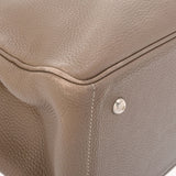 HERMES エルメス ヴィクトリア カバス 35 エトゥープ □K刻印(2007年頃) レディース トリヨンクレマンス ハンドバッグ Bランク 中古 銀蔵