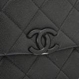 CHANEL シャネル マトラッセ チェーンショルダー 23cm 黒 AS2302 レディース キャビアスキン ショルダーバッグ ABランク 中古 銀蔵