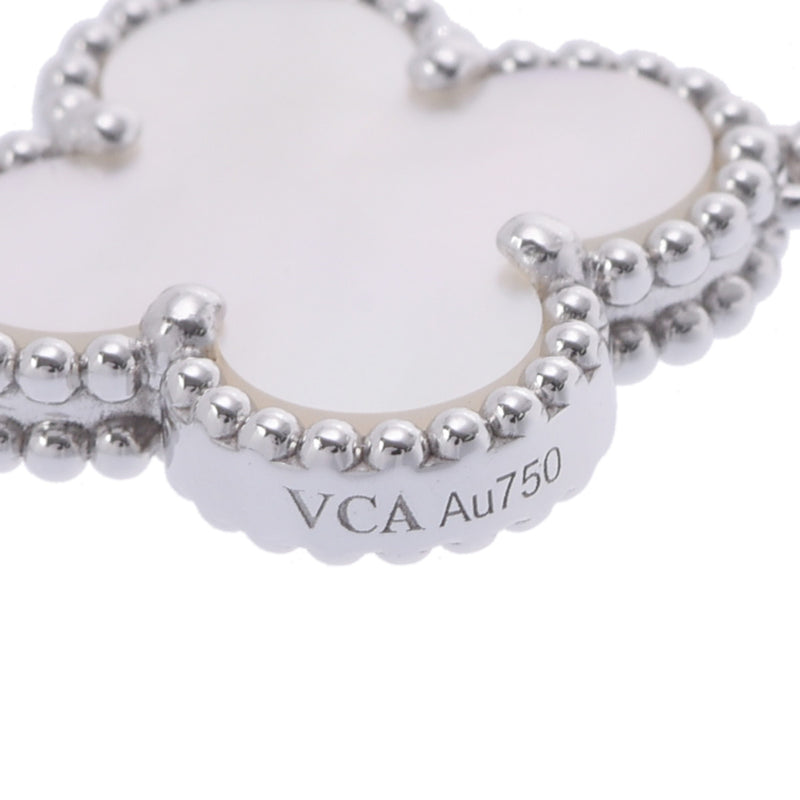 VAN CLEEF & ARPELS ヴァンクリーフ＆アーペル ヴィンテージアルハンブラ ネックレス 20P VCARF48800 レディース K18ホワイトゴールド ネックレス Aランク 中古 銀蔵