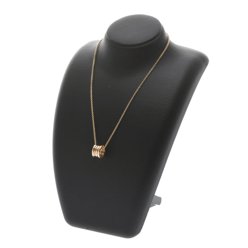 BVLGARI ブルガリ B-ZERO1 新型チェーン 352814 レディース K18イエローゴールド ネックレス Aランク 中古 銀蔵