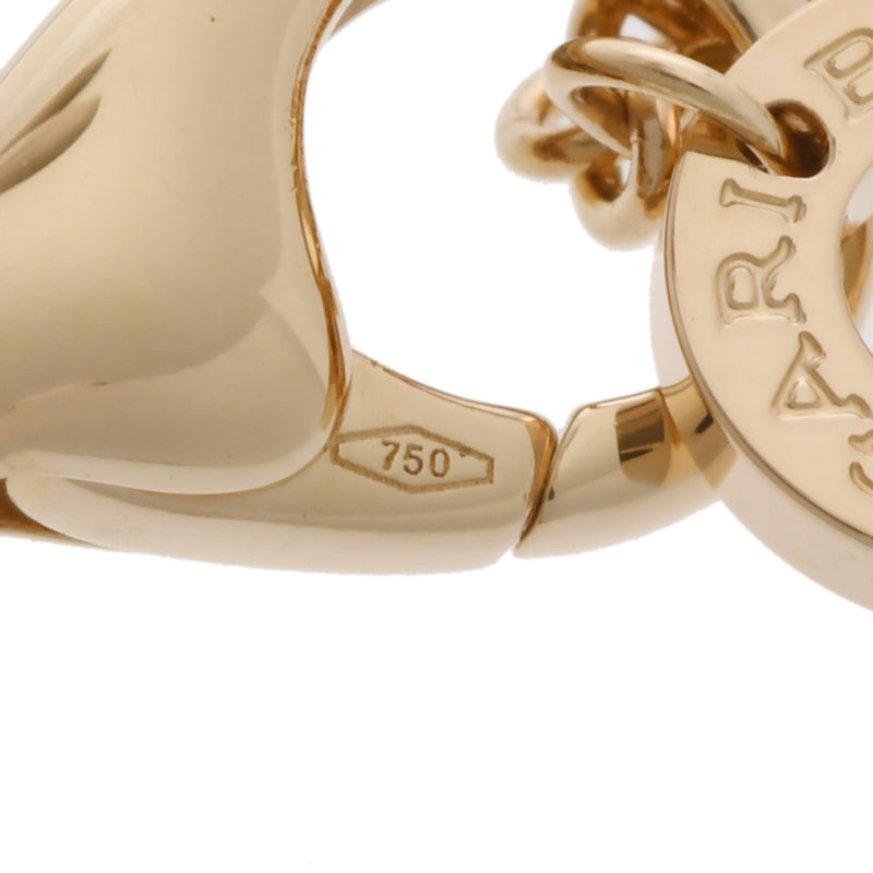 BVLGARI ブルガリ B-ZERO1 新型チェーン 352814 レディース K18イエローゴールド ネックレス Aランク 中古 銀蔵