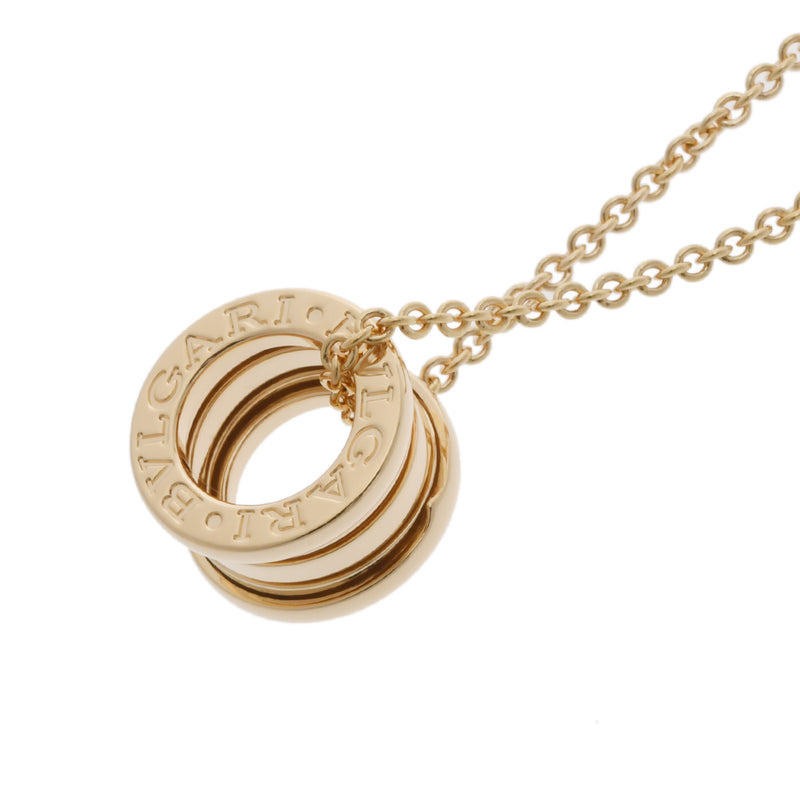 BVLGARI ブルガリ B-ZERO1 新型チェーン 352814 レディース K18イエローゴールド ネックレス Aランク 中古 銀蔵