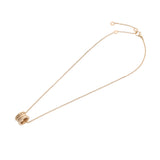 BVLGARI ブルガリ B-ZERO1 新型チェーン 352814 レディース K18イエローゴールド ネックレス Aランク 中古 銀蔵