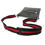 GUCCI グッチ GGスプリーム メッセンジャーバッグ ブラック 474137 メンズ PVC レザー ショルダーバッグ Aランク 中古 銀蔵