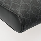 GUCCI グッチ GGスプリーム メッセンジャーバッグ ブラック 474137 メンズ PVC レザー ショルダーバッグ Aランク 中古 銀蔵