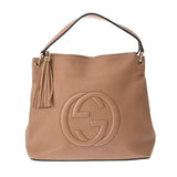GUCCI グッチ GGソーホー 2WAY ショルダーバッグ ピンクベージュ 536194 レディース レザー ショルダーバッグ Bランク 中古 銀蔵