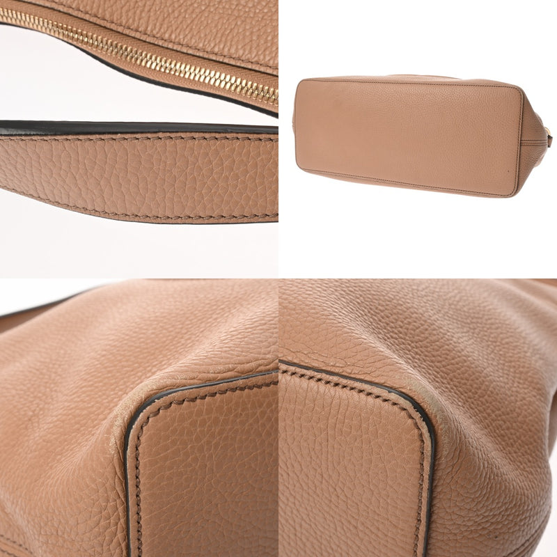 GUCCI グッチ GGソーホー 2WAY ショルダーバッグ ピンクベージュ 536194 レディース レザー ショルダーバッグ Bランク 中古 銀蔵