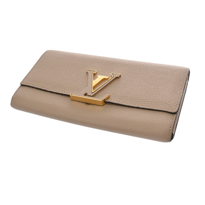 LOUIS VUITTON ルイヴィトン ポルトフォイユ カプシーヌ ガレ M61249 レディース トリヨンレザー 長財布 Bランク 中古 銀蔵