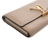 LOUIS VUITTON ルイヴィトン ポルトフォイユ カプシーヌ ガレ M61249 レディース トリヨンレザー 長財布 Bランク 中古 銀蔵