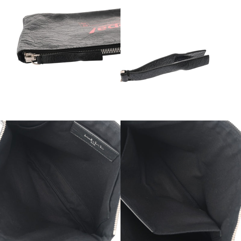 BALENCIAGA バレンシアガ クラッチバッグ ブラック 506794 メンズ カーフ クラッチバッグ ABランク 中古 銀蔵