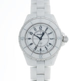 シャネル J12 33mm H0968 ホワイト レディース 腕時計 クォーツ 中古 銀蔵
